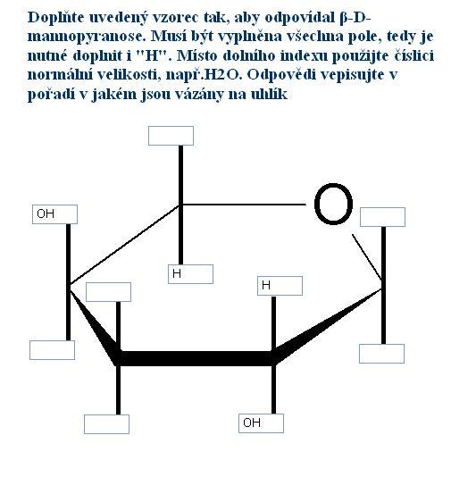 Obrázková otázka využívající k odpovědi textová pole