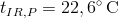 t_{IR,P}=22,6^{\circ}\rm\,C